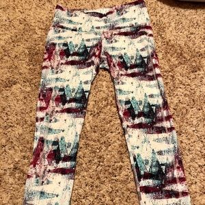 Colorful crop leggings